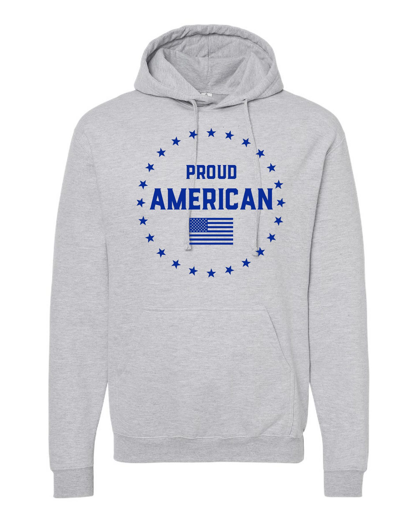 Proud American Hoodies (BLUE TEXT)