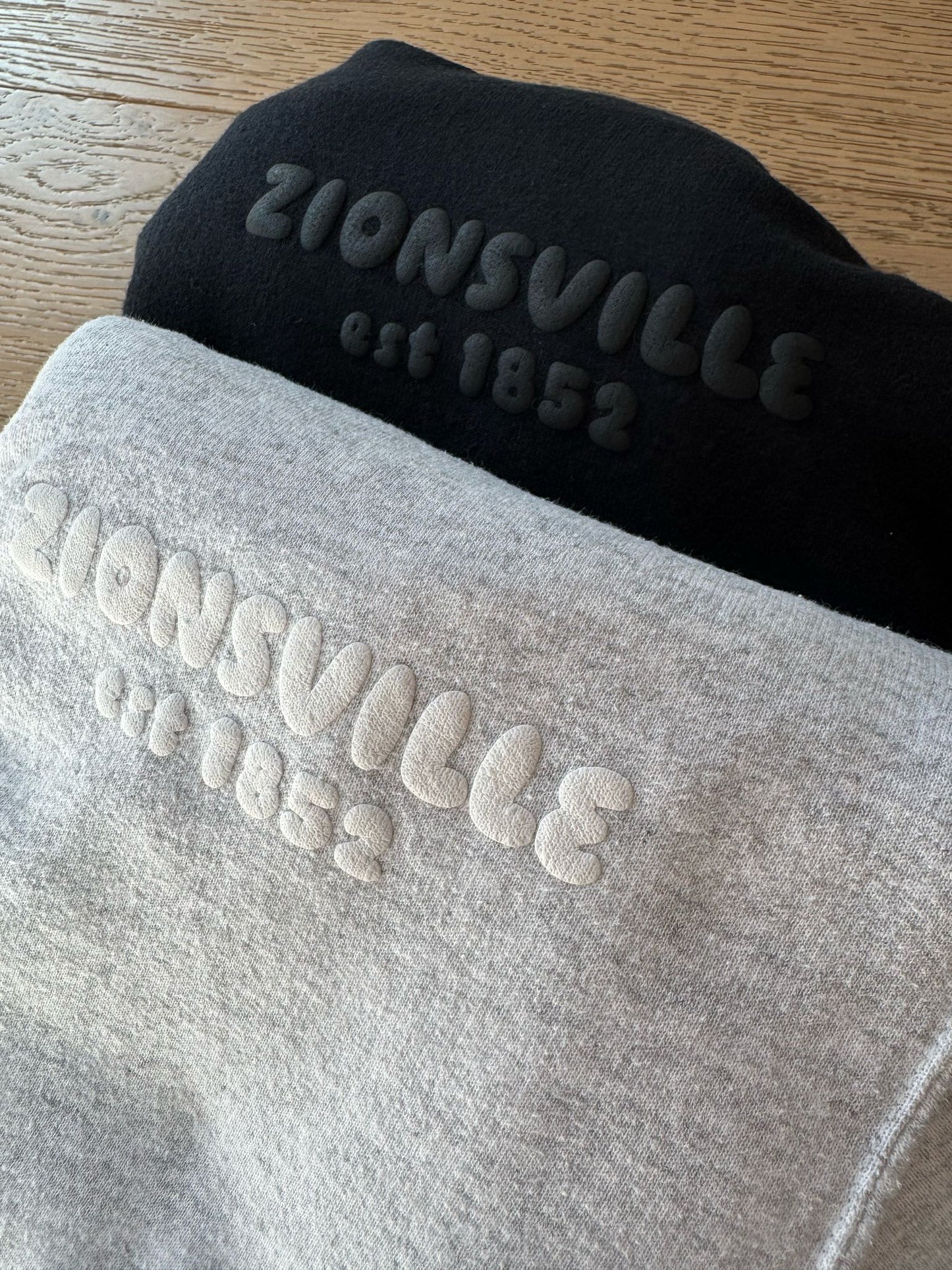 ZIONSVILLE PUFF (HEATHER LIGHT GREY)