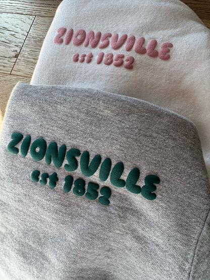 ZIONSVILLE PUFF (HEATHER LIGHT GREY)